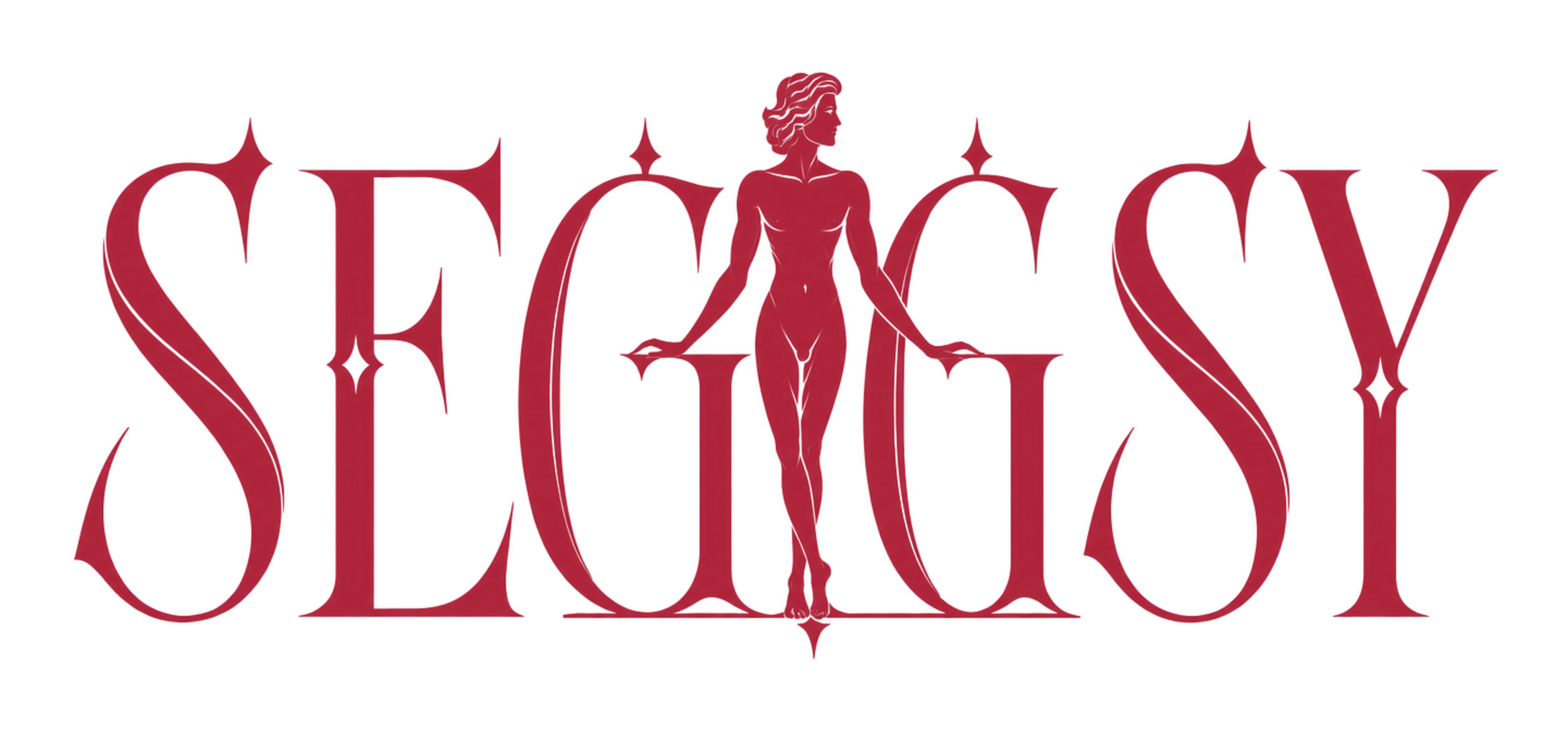 Seggsy neutral figure wordmark